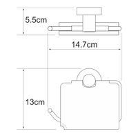 Isen K-4025 Держатель туалетной бумаги — фото 4, Держатели туалетной бумаги