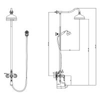 Товар: Душевая система Lemark Villa LM4862C Хром - фото 2 Душевая система Lemark Villa LM4862C Хром — фото 2, Душевые системы