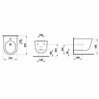 Товар: Биде Laufen New Classic 8.3085.1.400.302.1 подвесное Белое - фото 3 Биде Laufen New Classic 8.3085.1.400.302.1 подвесное Белое — фото 3, Биде