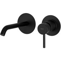 Смеситель для раковины Remer X-Style X15LCNO Черный матовый — фото 1, Смесители для раковины