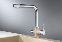 Granula-3015, XРОМ/ПЕСОК, СМЕСИТЕЛЬ КУХОННЫЙ — фото 1, Смесители для кухни