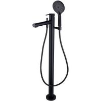 Смеситель для ванны Caprigo Don 53-013-NER Черный матовый — фото 1, Смесители напольные