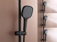 Товар: Душевая система Raglo с термостатом Черная матовая арт-R22.26.06 - фото 12 Душевая система Raglo с термостатом Черная матовая арт-R22.26.06 — фото 12, Душевые стойки