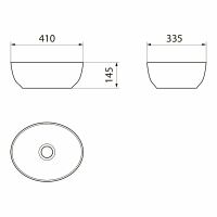 Раковина-чаша Point Сатурн 41 PN43902 Белая — фото 8, Раковины