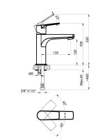Товар: Смеситель для раковины Azario Treya AZ-156845024 Черный - фото 2 Смеситель для раковины Azario Treya AZ-156845024 Черный — фото 2, Смесители для раковины