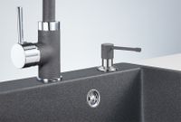 Granula-05 D, ГРАФИТ (ЧЁРНО-СЕРЫЙ), ДОЗАТОР КУХОННЫЙ — фото 1, Дозаторы для кухонных моек