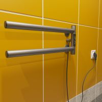 Электрический полотенцесушитель Маргроид Cook 190х110 Cook-1840-1049-7024R правый Графитовый серый — фото 2, Электрические полотенцесушители