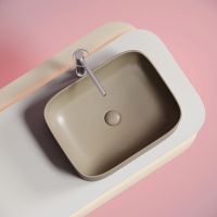 Раковина-чаша Ceramicanova Element 51 CN6052MC Капучино матовая — фото 10, Раковины накладные