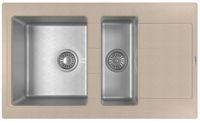 Florentina Мойка "Комби" 860 К, песочный FS — фото 1, Кухонные мойки