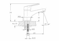 Смеситель для раковины Haiba Хром арт-HB1016 — фото 2, Смесители для раковины