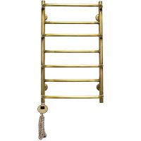 Электрический полотенцесушитель Domoterm Орфей П7 400x700 АБР EL Античная бронза — фото 1, Электрические полотенцесушители