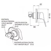 Товар: Смеситель для душа Remer Musa M30 Хром - фото 2 Смеситель для душа Remer Musa M30 Хром — фото 2, Смеситель для душа