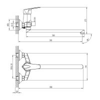 Товар: Смеситель для ванны Rossinka D40-32 универсальный Хром - фото 2 Смеситель для ванны Rossinka D40-32 универсальный Хром — фото 2, Для душа и ванны