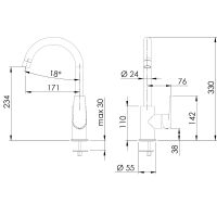 Смеситель для кухни Remer Dream D72 Хром — фото 2, Смесители для кухни