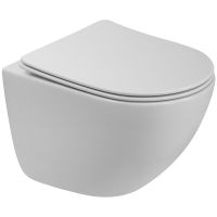 Унитаз BelBagno Amanda-Tor BB051CH-TOR-FC/BB051SC подвесной с сиденьем Микролифт — фото 1, Подвесные унитазы