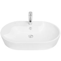 Раковина Creavit Topic 70 TP172-00CB00E-0000 Белая — фото 1, Раковины накладные