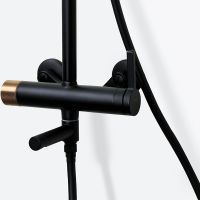 Товар: Душевая система Bronze de Luxe Avantgarde 2039RGB Черная Розовое золото - фото 11 Душевая система Bronze de Luxe Avantgarde 2039RGB Черная Розовое золото — фото 11, Душевые системы