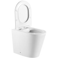 Унитаз Iberica Blanca Burgos Alto IB.BRA.331.1B1 приставной с сиденьем Микролифт — фото 3, Приставные унитазы