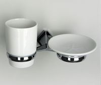 Aller K-1126C Держатель стакана и мыльницы — фото 2, Комплектующие для туалета