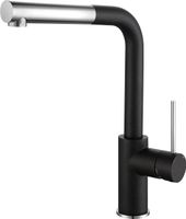 Rivelato Смеситель для кухни Albano Г-обр.с выдвижной лейкой D-35мм antracite cromo арт. — фото 1, Смесители для кухни
