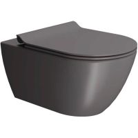 Товар: Унитаз GSI Pura 881516 подвесной Bistro Opaco без сиденья - фото 1 Унитаз GSI Pura 881516 подвесной Bistro Opaco без сиденья — фото 1, Подвесные унитазы