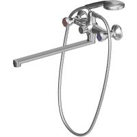 Смеситель для ванны Dorff Modern D7095000 универсальный Хром — фото 1, Смеситель для ванны