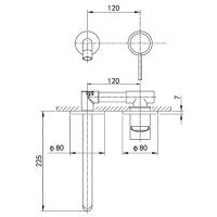 Товар: Смеситель для раковины Caprigo Don 53-027-NER Черный матовый - фото 2 Смеситель для раковины Caprigo Don 53-027-NER Черный матовый — фото 2, Смесители для раковины