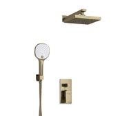 A16040 Встраиваемый комплект для душа с верхней душевой насадкой и лейкой — фото 1, Встраиваемые душевые комплекты