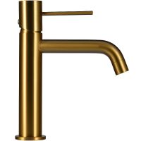 Смеситель для раковины Raiber Graceful Золото матовое арт-RPG-001 — фото 7, Смесители для раковины