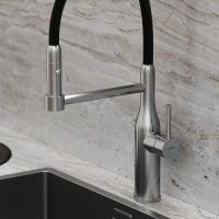 Товар: Смеситель для кухни Sancos Pride SC4011BNG Нержавеющая сталь Черный - фото 5 Смеситель для кухни Sancos Pride SC4011BNG Нержавеющая сталь Черный — фото 5, Смесители для кухни