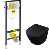 Комплект унитаза Owl 1975 Vind Cirkel-H OWLT190305 с инсталляцией Viega Prevista Dry 8524.14 792596  — фото 1, Комплекты унитаз + инсталляция