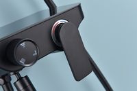 Товар: Душевая система Raglo R60.24.06 Черная матовая - фото 22 Душевая система Raglo R60.24.06 Черная матовая — фото 22, Душевые системы