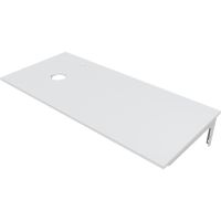 Столешница под раковину 1MarKa Wash 110 Ц0000004097 над стиральной машиной Белый глянец — фото 1, Столешницы под раковину