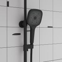 Товар: Душевая система Iddis SpaHome SPHBLTKi06 с термостатом Черная матовая - фото 10 Душевая система Iddis SpaHome SPHBLTKi06 с термостатом Черная матовая — фото 10, Душевые стойки