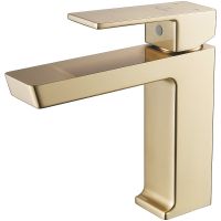 Смеситель для раковины Rose R18G R1801G-1 Золото матовое — фото 1, Смесители для раковины