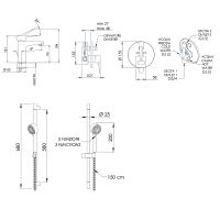 Комплект смесителей Remer Winner W0910315RMOI Хром — фото 4, Смесители