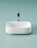 Раковина-чаша Artceram Cognac 55 COL008 01 00 Белая — фото 3, Раковины накладные