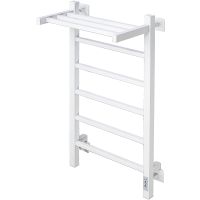 Электрический полотенцесушитель Comfysan Marte-K EC-6 80x50 012625 с полкой Белый матовый — фото 1, Электрические полотенцесушители