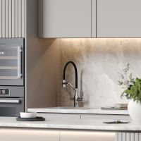 Смеситель для кухни Sancos Orta SC4008CH Хром Черный — фото 8, Смесители для кухни