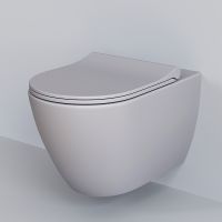 Товар: Унитаз Ambassador Queen 113T20301R подвесной Серый матовый без сиденья - фото 5 Унитаз Ambassador Queen 113T20301R подвесной Серый матовый без сиденья — фото 5, Подвесные унитазы