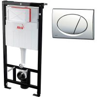 Комплект унитаза Owl 1975 Vind Cirkel-H OWLT190305 с инсталляцией Alcaplast Sadromodul AM101/1120-3: — фото 8, Комплекты унитаз + инсталляция