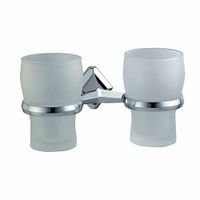 Аксесс Aller K-1128D Подстаканник двойной (блистер),хром, WasserKRAFT — фото 1, Комплектующие для туалета