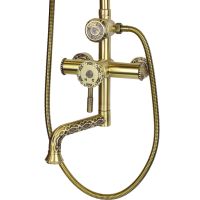 Товар: Душевая система Bronze de Luxe Windsor 10120PF Бронза - фото 4 Душевая система Bronze de Luxe Windsor 10120PF Бронза — фото 4, Душевые стойки