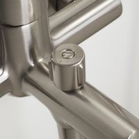 Wern 4201 Смеситель для ванны с коротким изливом — фото 8, Смеситель для ванны