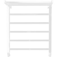 Водяной полотенцесушитель Comfysan Marte-K W-5 60x50 012533 с полкой Белый матовый — фото 4, Водяные полотенцесушители