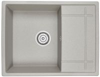 Granula-6501, БАЗАЛЬТ, кухонная мойка, кварц — фото 1, Кухонные мойки