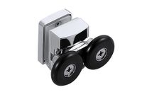 AQ ARI RO10020BL Душевой уголок 1/4 круга, двери раздвижные 1000x1000x2000, профиль черный, стекло п — фото 5, Прямоугольные душевые уголки