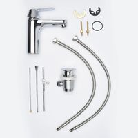 Смеситель для раковины AQUAme Prato AQMP6131 Хром — фото 3, Смесители для раковины