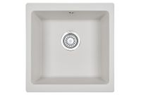 Granula-4451, АРКТИК (БЕЛЫЙ), кухонная мойка, кварц — фото 1, Кухонные мойки