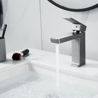 Смеситель для раковины Rose R18T R1801T-1 Оружейная сталь — фото 5, Смесители для раковины